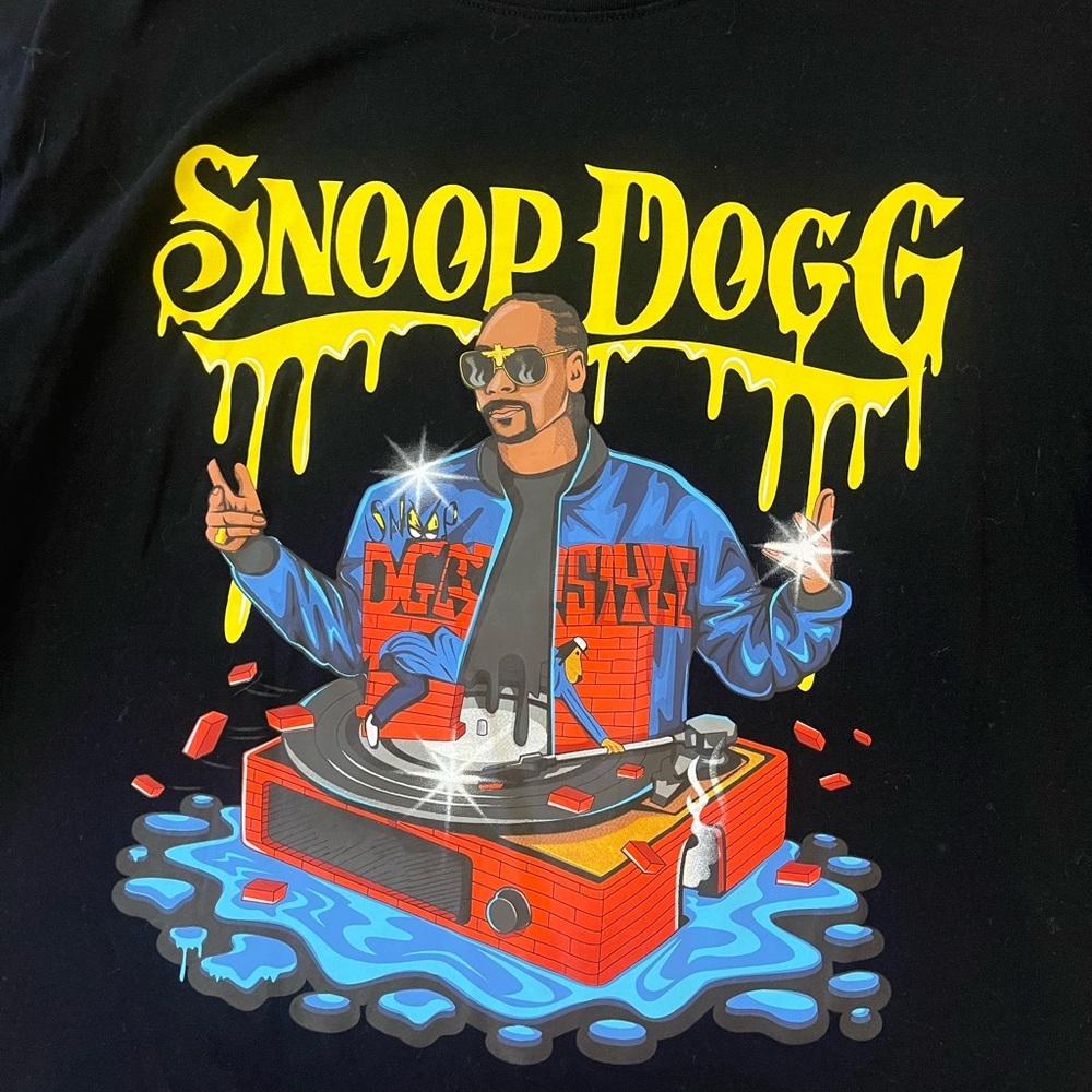 Dogg Supply by Snoop Dogg Men's & Big Men's Logo Drip Graphic T-Shirt Size L - Picture 3 of 5